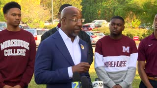 Sen. Raphael Warnock addresses people of Georgia over election