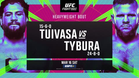 Bambam Tuivasa takes on Marcin Tybura this Saturday at #UFCVegas88