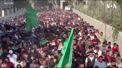 Palestinians in Gaza Hold Funeral for Hamas Political Official | VOA News