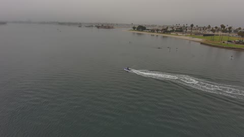 Skydio 2+ Drone Bayside Walk, Pacific Beach, Mission Bay, San Diego 4K Raw Footage, Part 1