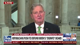 Sen. John Kennedy blasts Biden's Ministry of Truth boss