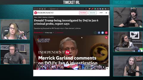 Tim Pool Goes Over Independent.co.uk Article On Garland Investigating Trump