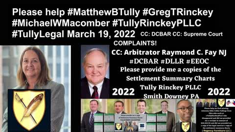 DCBAR / Matthew B. Tully / Greg T. Rinckey / Michael W. Macomber / Tully Rinckey PLLC