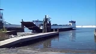 Ferry from Dauphin Island to Fort Morgan, AL September 7, 2011