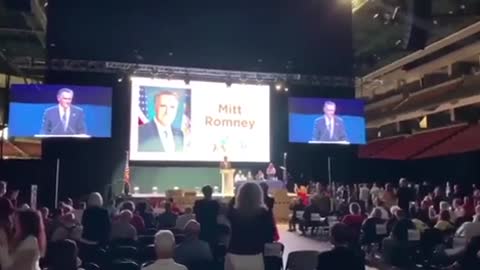 Mitt Romney was booed at the Utah GOP convention today.