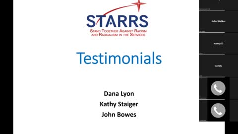 STARRS Testimonials