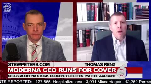 MODERNA CEO RUNS FOR COVER: SELLS MODERNA STOCK, SUDDENLY DELETES TWITTER !!