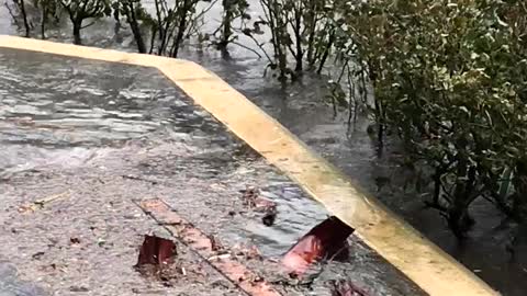 Downtown Jacksonville Floods in Hurricane Irma