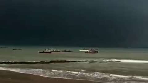 Beautiful weather of a Hawkes bay Beach, Pakistan karachi