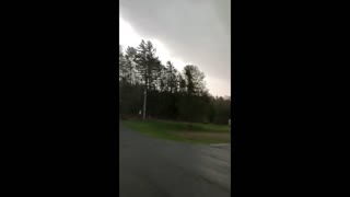 Intensely Close Lightning Strike Fries Car