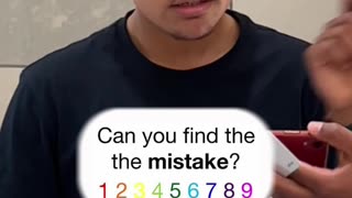 Can you find the mistake?