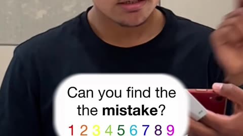 Can you find the mistake?