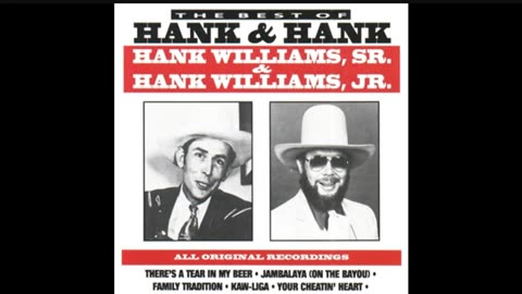 Hank Williams, Jr . & Hank Williams There's A Tear In My Beer