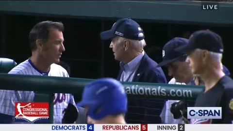 "There's President Obama With The Baseball Cap On": Biden Mistaken For Obama At Baseball Game