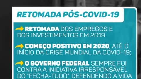 Ações imediatas depois do “fique em casa que a economia a gente vê depois” e do fecha tudo.