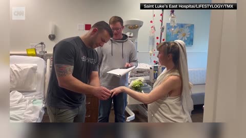 Bride in labor says 'I do' between contractions