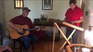 Bill and Joann playing bluegrass last Summer