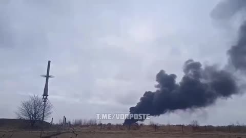 Ukraine War - Video of the strike on the Ukrainian Air Force base