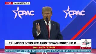 TRUMP DELIVERS A TELEPROMPTER FREE SPEECH