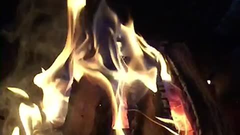 Bonfire slow motion