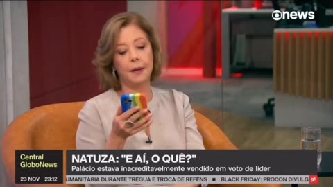 Comentarista da Globo fala abertamente que tem contato direto com STF no próprio celular.