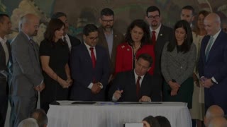 Florida Governor Ron DeSantis signs a bill that designates November 7 as "Victims of Communism Day"