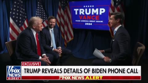 Trump and Vance Talk to Jesse Watters