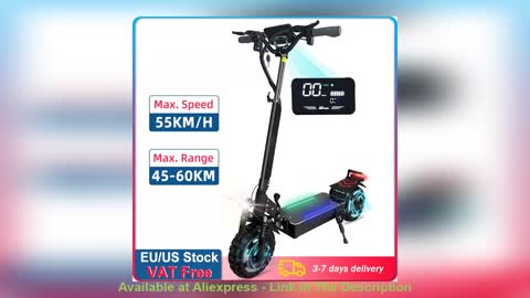 ✅ 2500W Electric Scooter for Adult, 3 Speed 55KM/H 60KM Range,48V/16AH Battery 11'' Off Road Tire