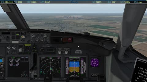 Landing in Fresno
