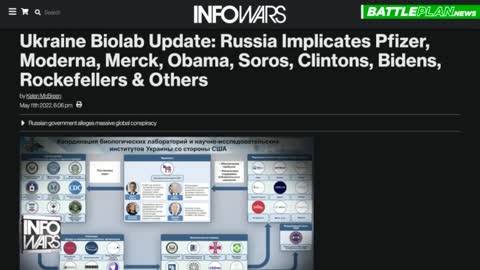 Ukraine Biolab Update: Russia Implicates Pfizer, Moderna, Merck, Obama, Soros