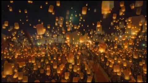 Beautiful sky lantern