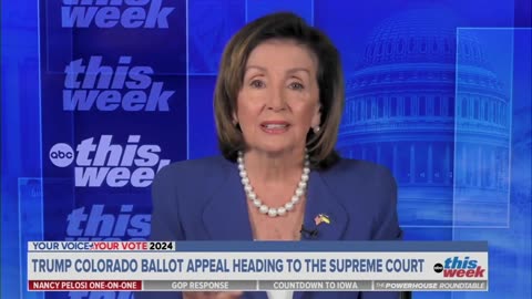 Nancy Pelosi Says The Quiet Part Out Loud About Attempts To Remove Trump From Ballots