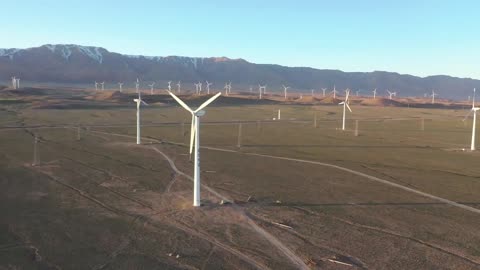 China- A Wind Power Plant on The Gobi in Xinjiang