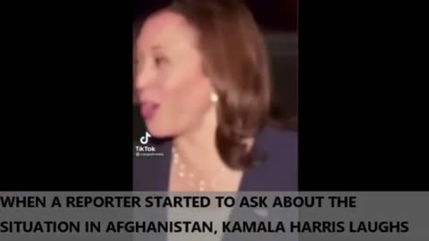 Kamala Harris LAUGHS at Afghanistan Situation!