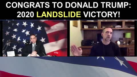 To The SCAMMING Democrats: Congrats to Donald Trump on his 2020 Landslide Victory!