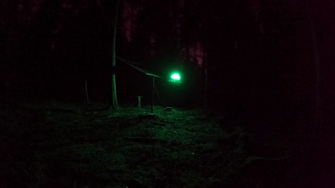 GoPro night lapse . Using poles to raise the Tarp's sides for more room.