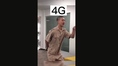 Network speed 1G -2G -3G -4G -5G funny video