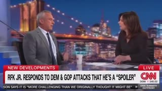 RFKJr. tells CNN he can make the argument that Joe Biden is a bigger threat to democracy than DJT
