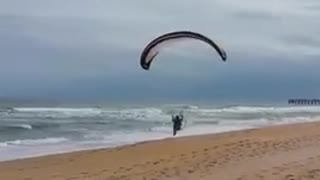 Powered Paragliding Over Flagler Beach