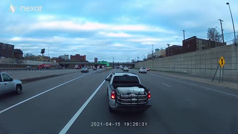 Late Lane Change Leads to Hit and Run