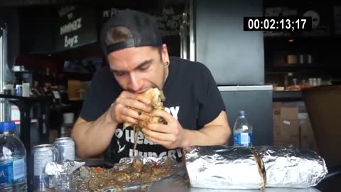 UNDEFEATED 9LB STEAK SANDWICH CHALLENGE! The Biggest Steak Sandwich | Man Vs Food