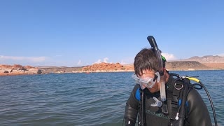 Found Airplane ditched underwater at Sand Hollow Lake