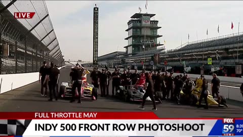 May 20, 2024 - A Glimpse at the Front Row Photo Shoot at Indianapolis Motor Speedway