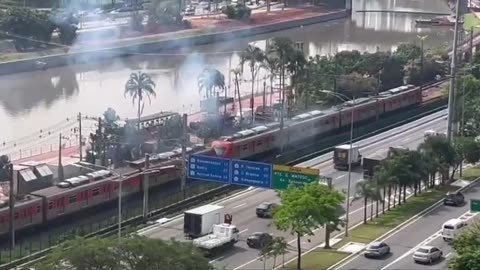 Falha elétrica na linha 9–Esmeralda agrava caos no transporte público de São Paulo