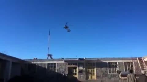 Apache Helicopter Ground Impact