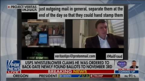 USPS WhistleBlower testifies to Backdated Ballots