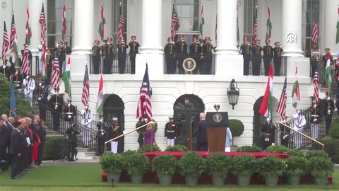 Biden officially welcomes Indian Prime Minister Modi at the White House