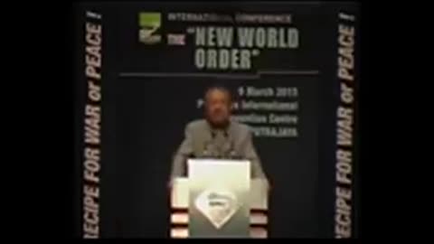 MAHATHIR MOHAMMAD: NEW WORLD ORDER FULL SPEECH