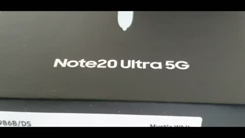 Unboxing Samsung note 20 ultra