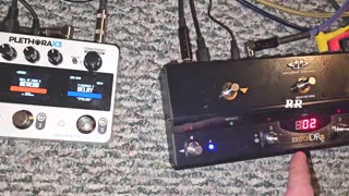 TC Electronic Plethora X3 Pedal Toneprint Multi Effect Processor, Quick Walkthrough, not a full demo